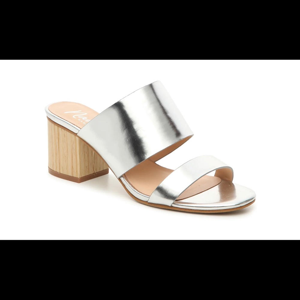 Nanette Nanette Lepore Remi Sandal silver sz 8.5 M